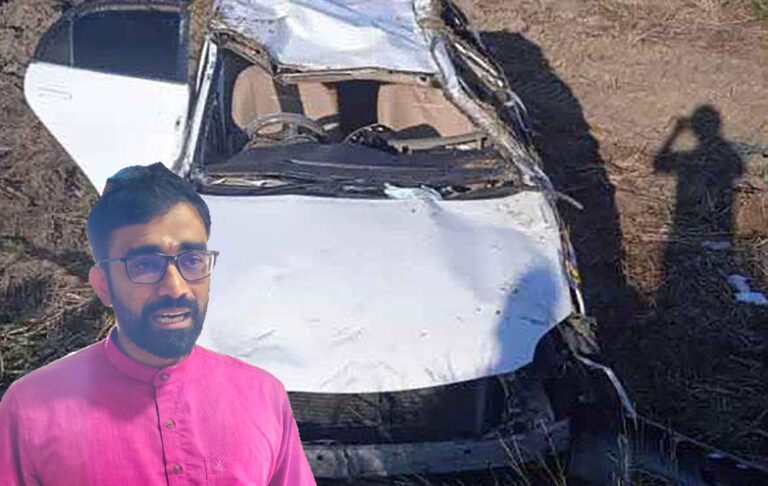 விபத்துக்குள்ளான பாராளுமன்ற உறுப்பினர்!