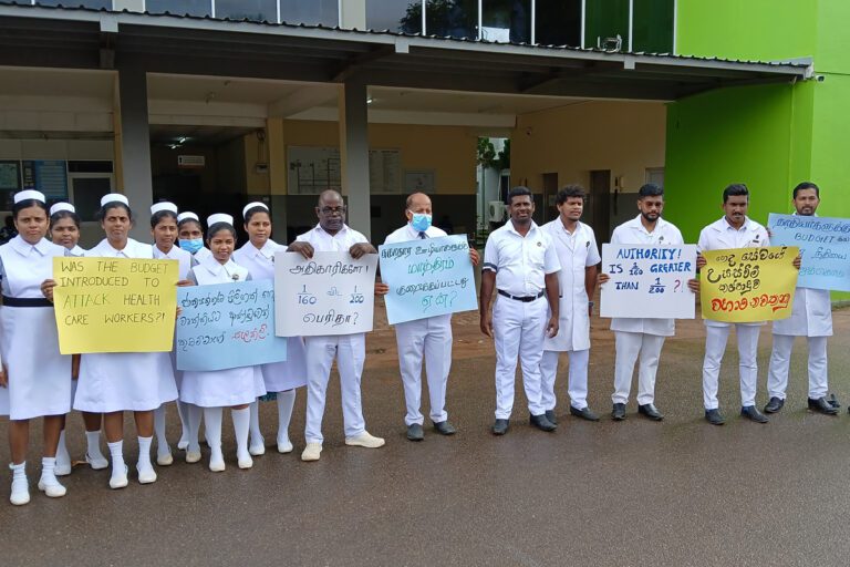 நாடுபூராக தாதியர்கள் கவனயீர்ப்பு போராட்டம்!