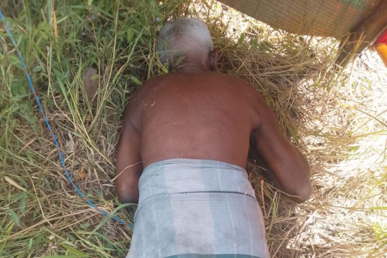 மின்சாரம் தாக்கி முதியவர் மரணம்!