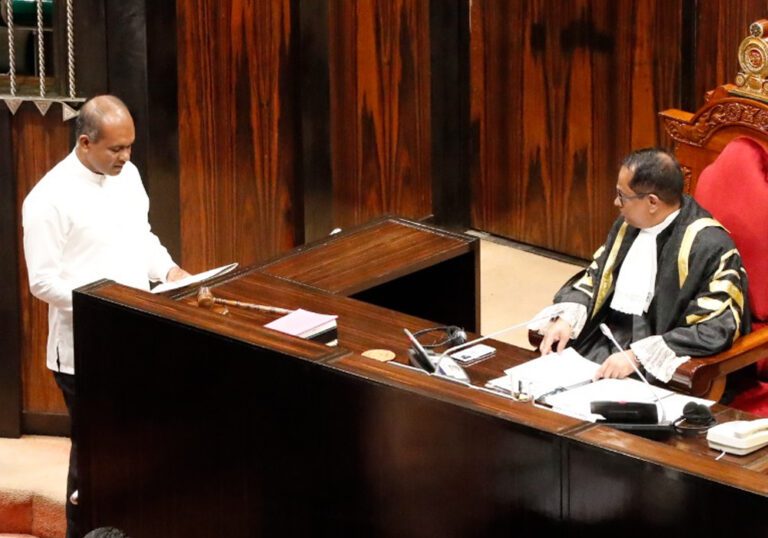 பாராளுமன்ற உறுப்பினராக சமந்த ரணசிங்க!