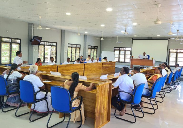 பூநகரி பிரதேச சபையின் கன்னியமர்வு இன்று!