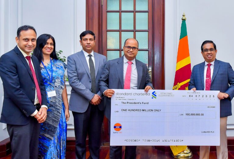 ஜனாதிபதி நிதியத்திற்கு 100 மில்லியன் நன்கொடை!