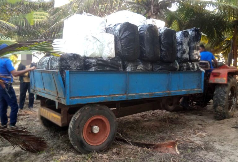 சிக்கிய 1197 கிலோகிராம் பீடி இலைகள்!