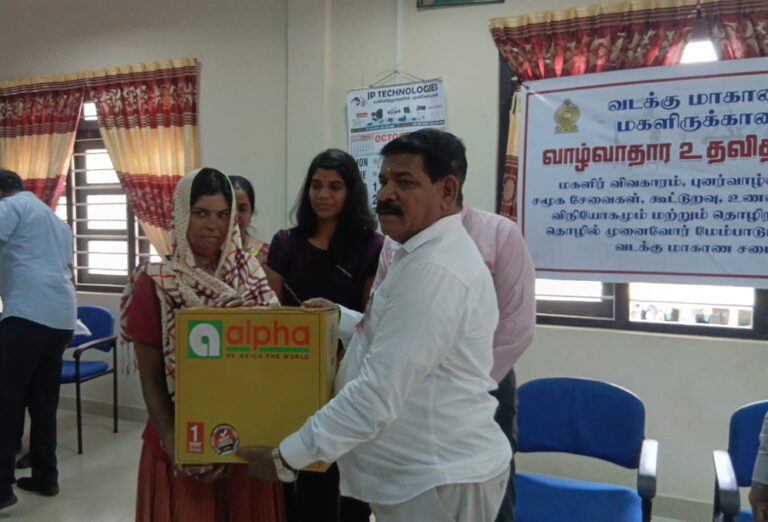 56 பேருக்கு 5மில்லியன் பெறுமதியான வாழ்வாதார உதவி!