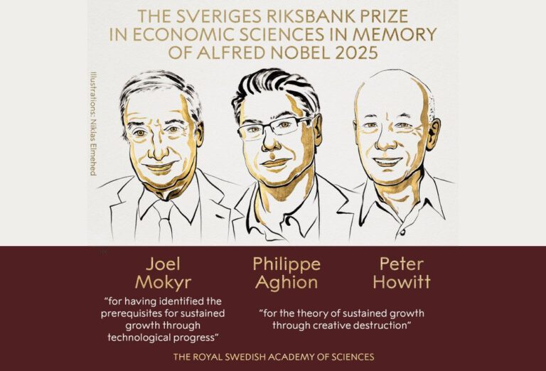 பொருளாதாரத்துக்கான நோபல் பரிசு மூவருக்கு!