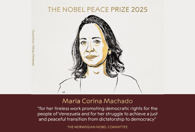 வெளியாகியது அமைதிக்கான நோபல் பரிசு அறிவிப்பு!