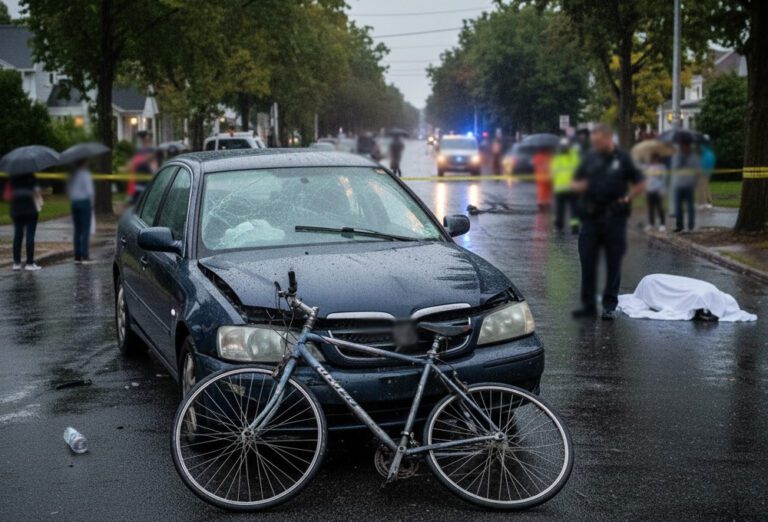 சைக்கிளில் பயணித்தவரின் உயிரை பிரித்த பிரீமியர் கார்!