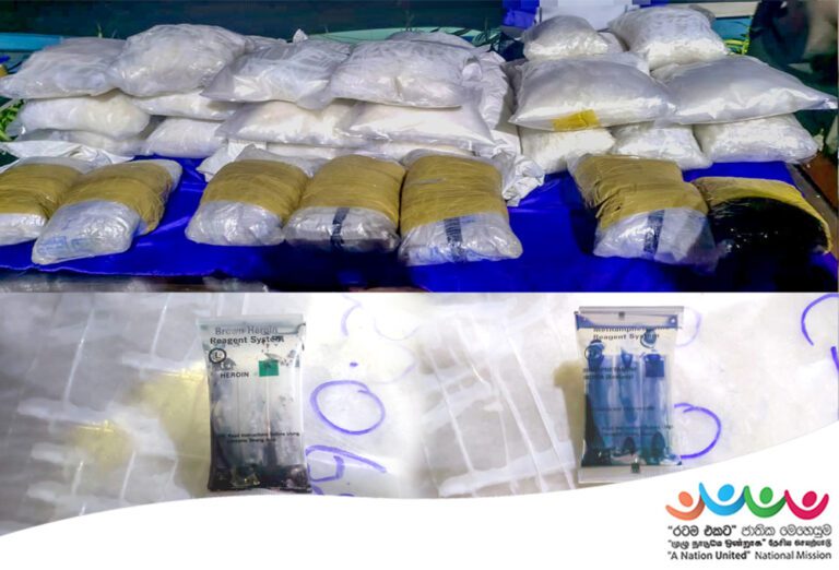 கல்பிட்டி பகுதியில் பிடிபட்ட ஐஸ், ஹெரோயின் போதைப்பொருட்கள்!