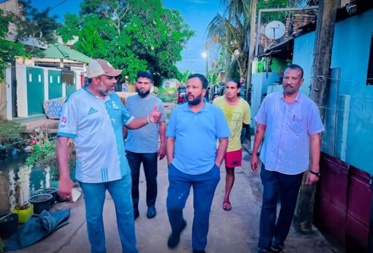 சத்தியப்பிரமாணம் செய்ததோடு களத்தில் இறங்கிய தாஹிர் எம்.பி!