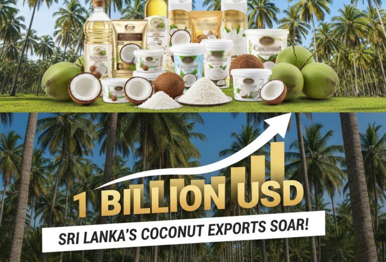 பில்லியன் டாலர் இலக்கை எட்டியது தென்னைத் துறை!