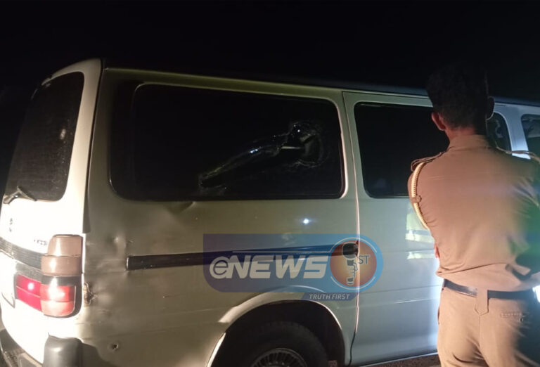 வேனை நிறுத்தாமல் சென்ற 17 வயதுச் சிறுவன் மீதி துப்பாக்கிசூடு!