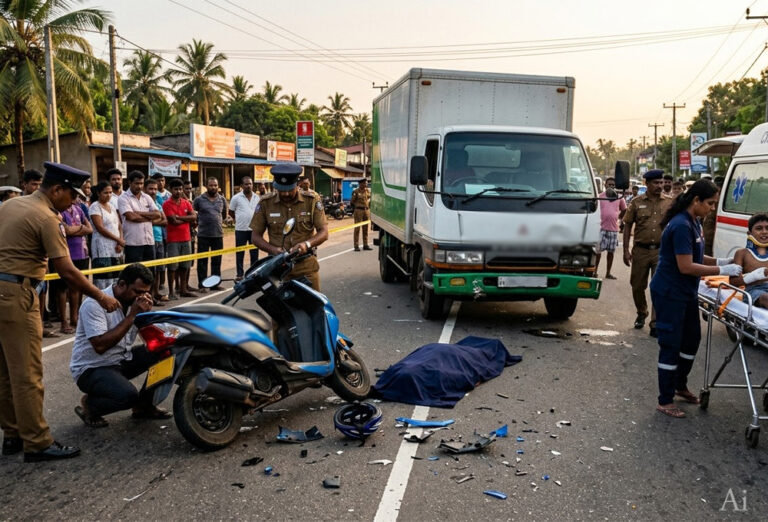 கொக்காவிலவில் கோர விபத்து: லாரி மோதியதில் இளம் பெண் பலி!