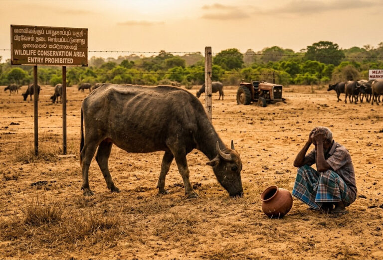 புத்தளத்தில் அழியும் நிலையில் எருமை மாடுகள்!