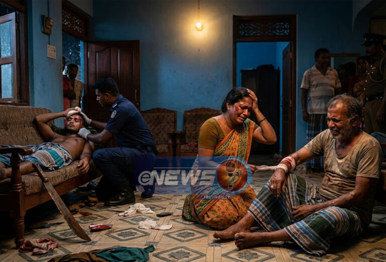 புத்தளத்தில் வீடுபுகுந்து வாள் வீச்சு தாக்குதல்!