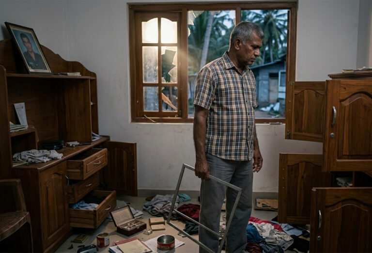 ஓய்வுபெற்ற இராணுவ அதிகாரியின் வீட்டில் கொள்ளை!