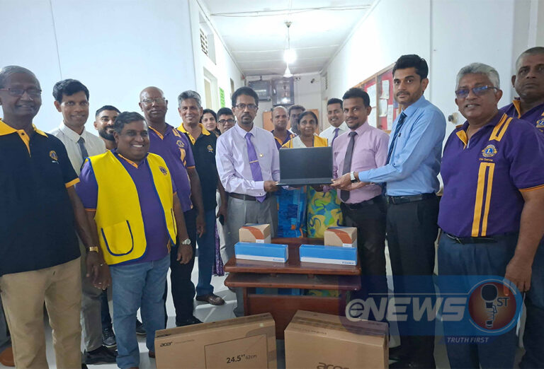 சிலாபம் வைத்தியசாலைக்கு கணினி உபகரணங்கள் கையளிப்பு!