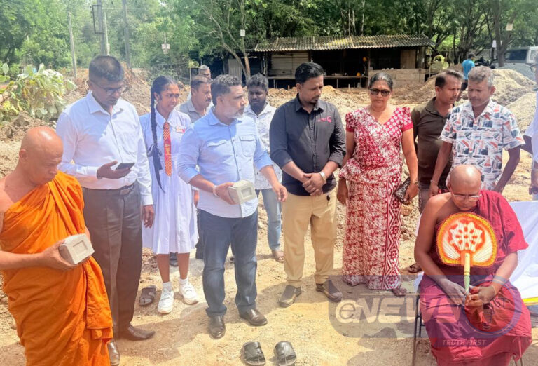 புத்தளம் மேதானந்தா கல்லூரியில் அடிக்கல் நாட்டு விழா!