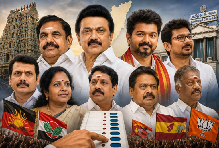 தமிழகத்தில் ‘தளபதி’ புயல்: முதல் தேர்தலிலேயே தவெக முன்னிலை!