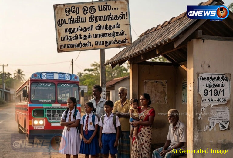 முடங்கியது பஸ் சேவை: மதுரங்குளி விபத்தால் பரிதவிக்கும் மாணவர்கள்!