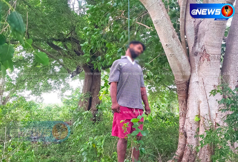 பாலாவி பகுதியில் தூக்கில் தொங்கிய நிலையில் இளைஞனின் உடல் மீட்பு!