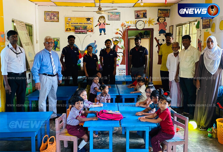 மன்னார் மக்கள் வங்கி கிளையினால் பூக்குளம் முன்பள்ளிக்கு பேருதவி!