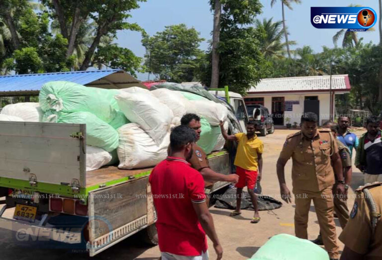 1,600 கிலோ பீடி இலைகள் தன்கொட்டுவ பொலிஸாரால் பறிமுதல்!